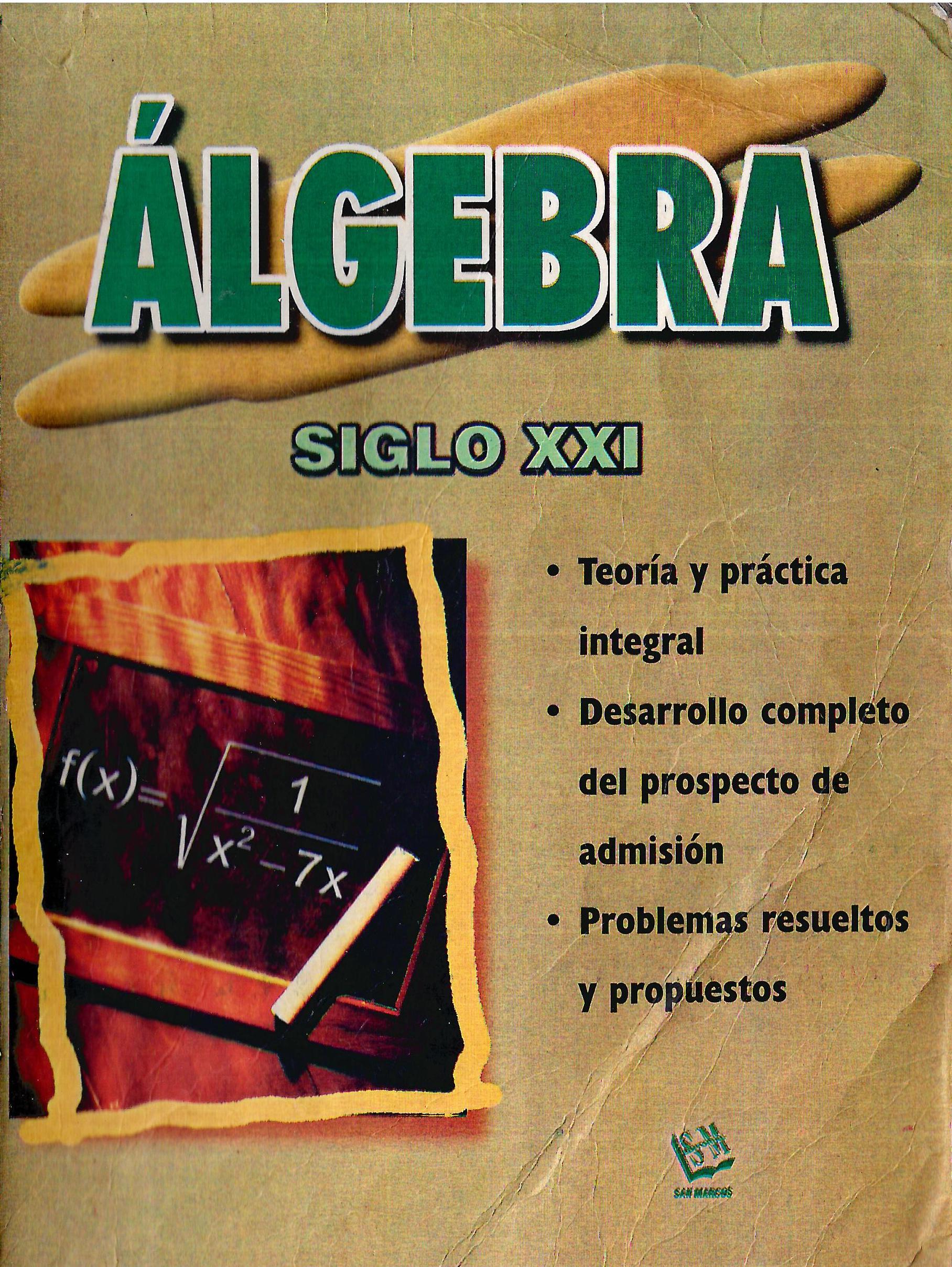 ALGEBRA SIGLO XXI