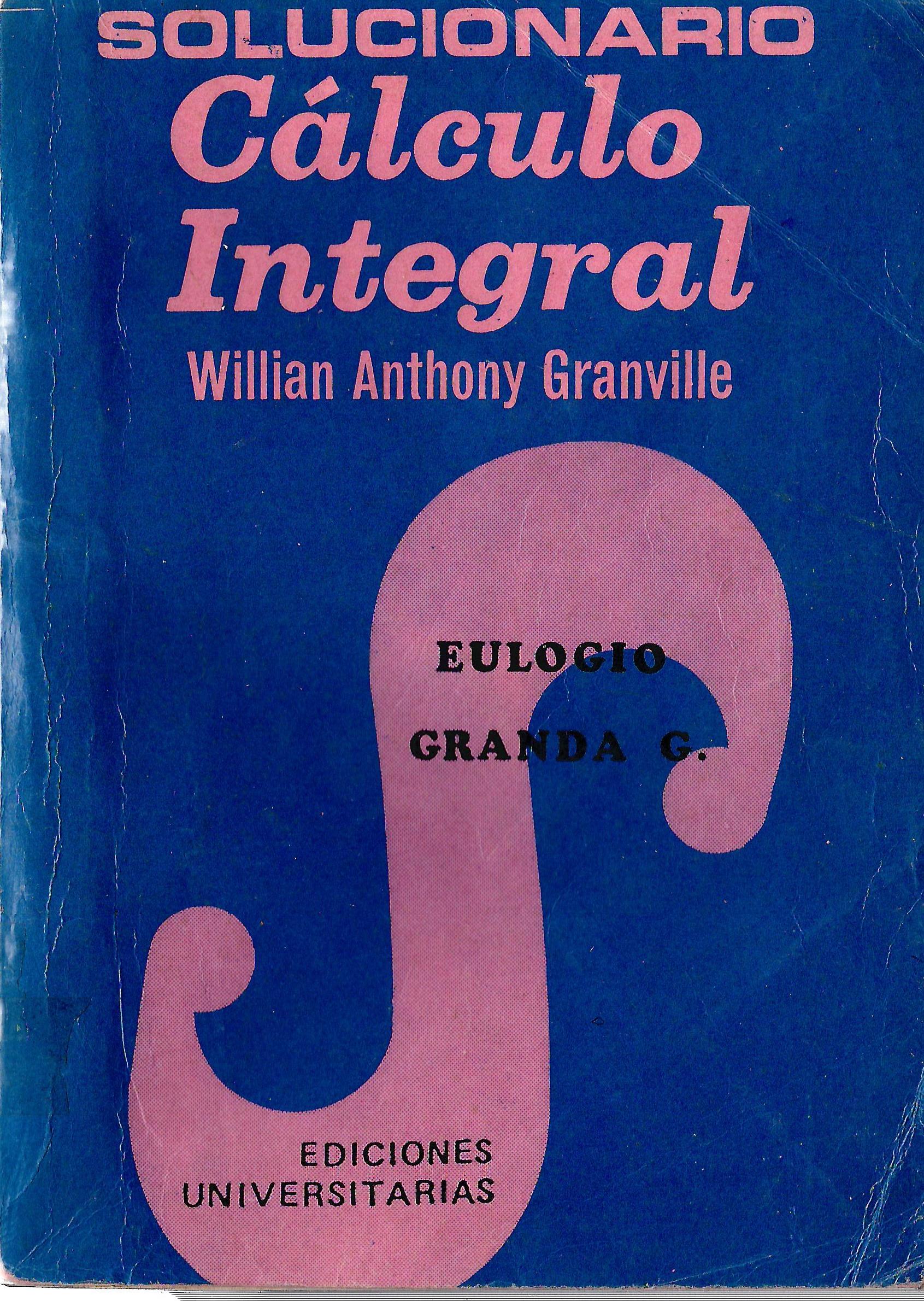 SOLUCIONARIO CALCULO INTEGRAL