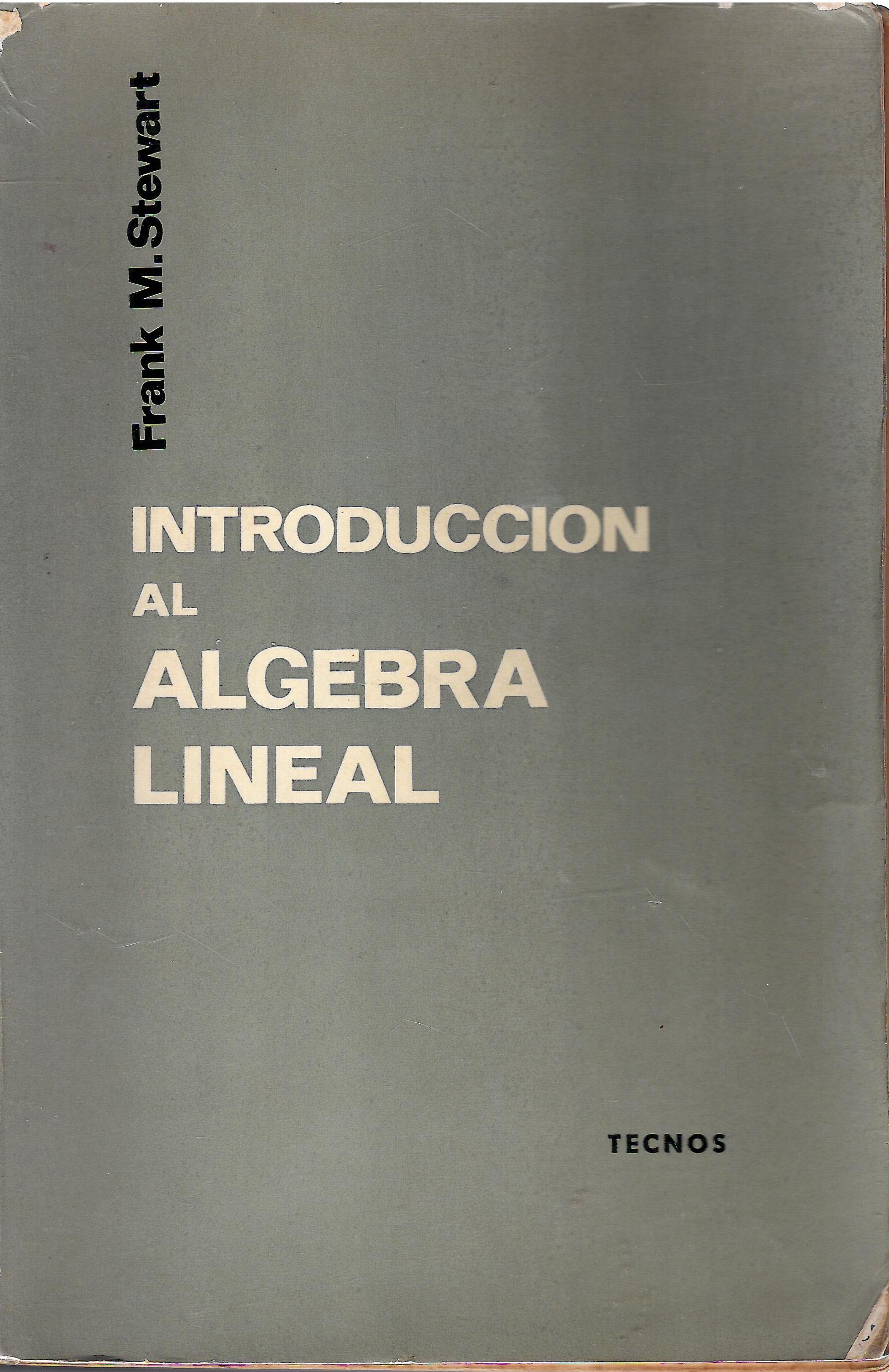 INTRODUCCION AL  ALGEBRA LINEAL