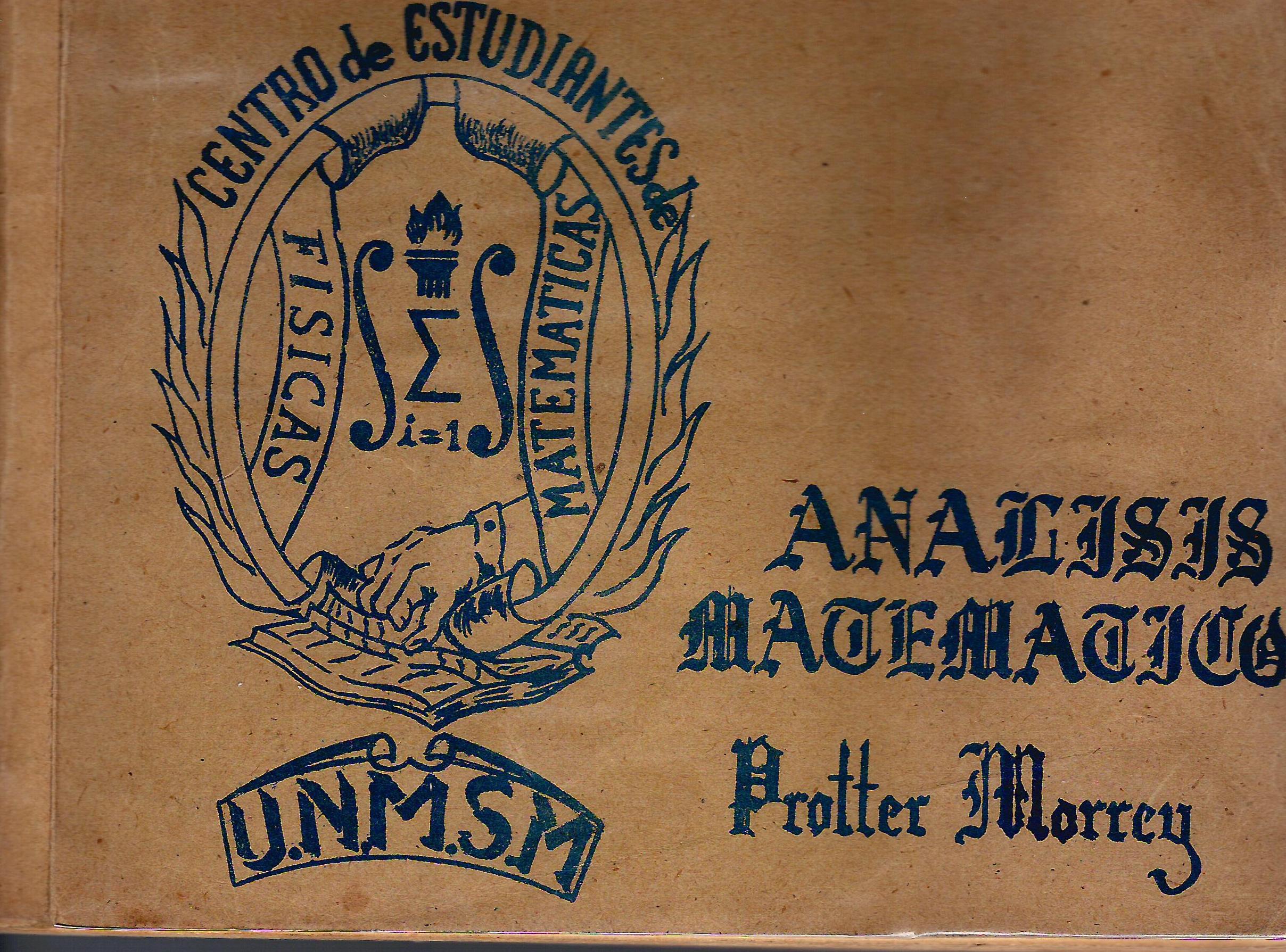 ANALISIS MATEMATICO