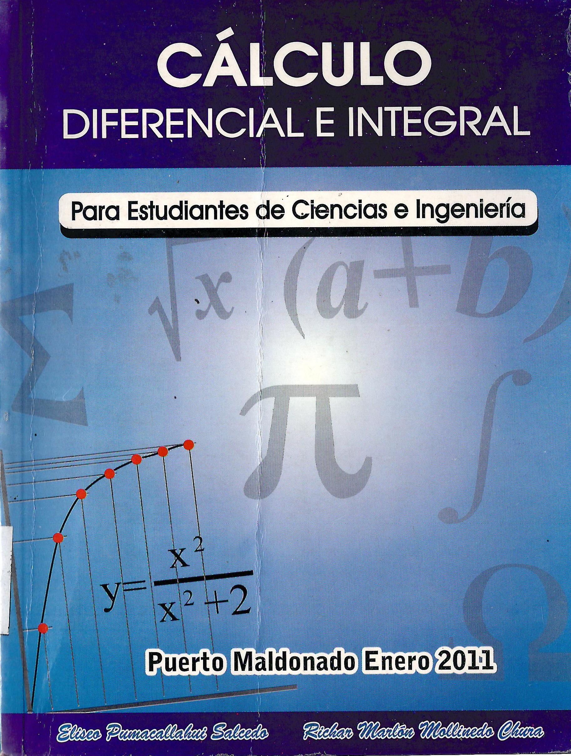 CALCULO DIFERENCIAL E INTEGRAL