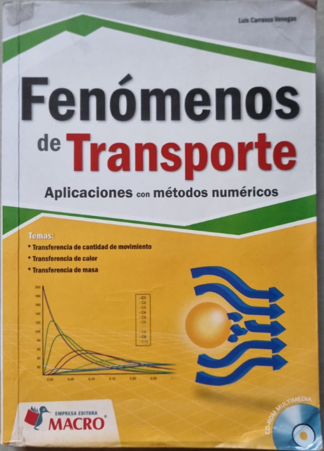 FENOMENOS DE TRANSPORTE APLICACIONES CON METODOS NUMERICOS