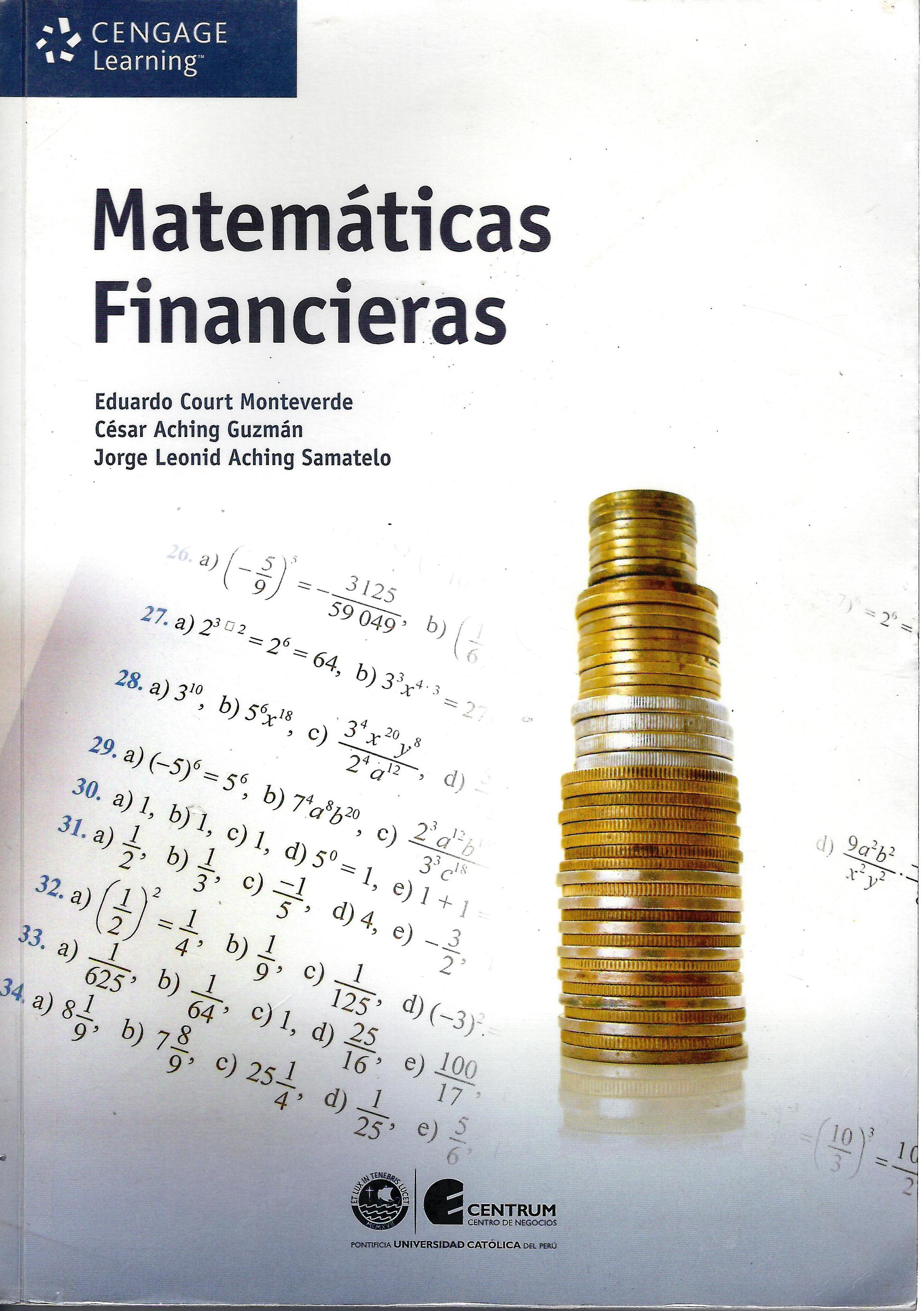 MATEMATICAS FINANCIERAS