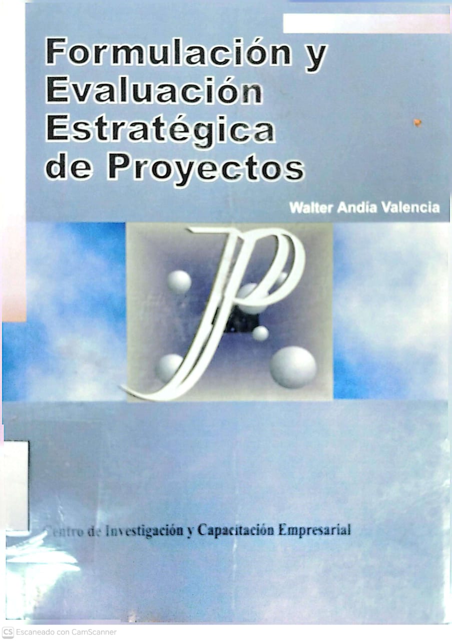 FORMULACION Y EVALUACION ESTRATEGICA DE PROYECTOS