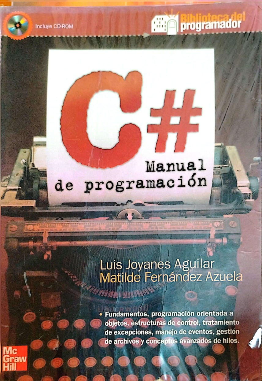 C#: MANUAL DE PROGRAMACION