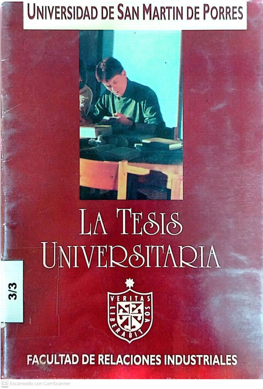 LA TESIS UNIVERSITARIA