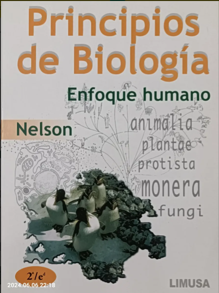 PRINCIPIOS DE BIOLOGIA ENFOQUE HUMANO