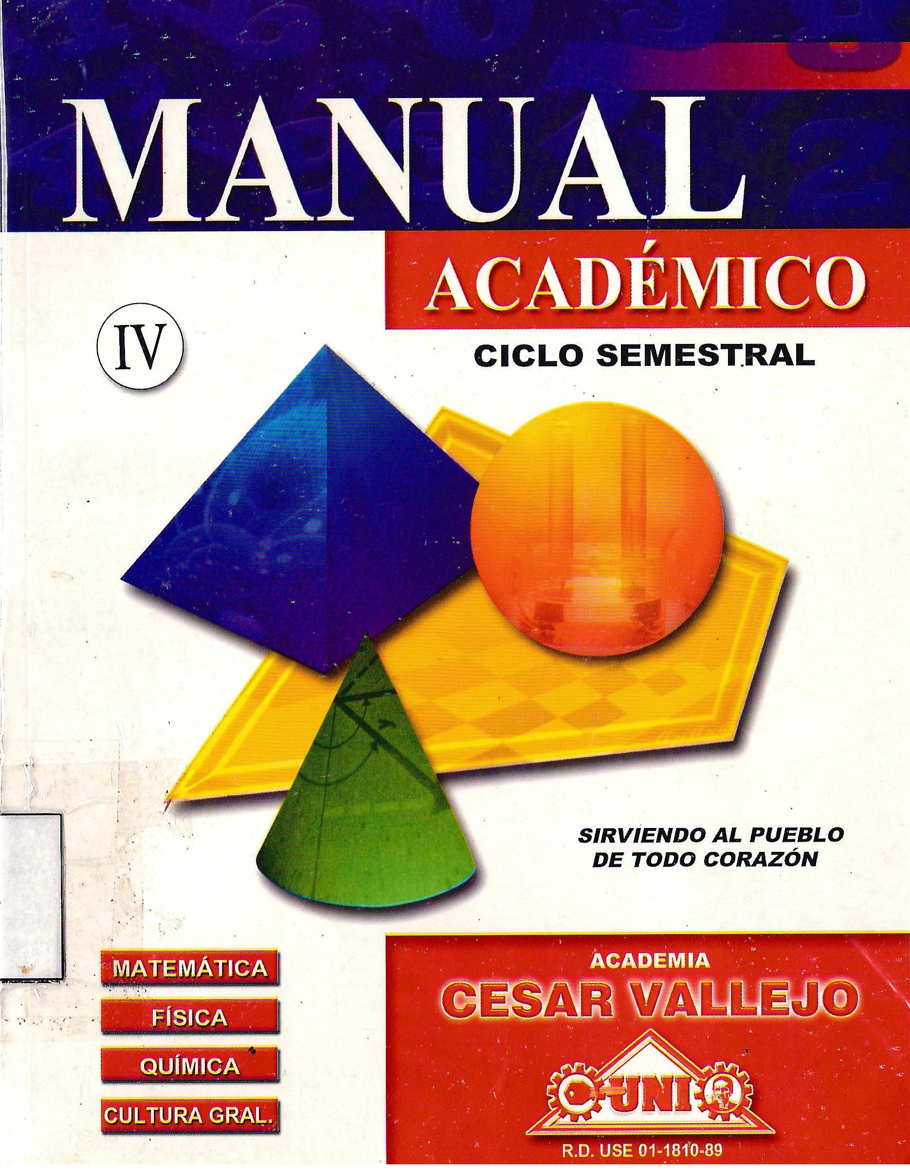 MANUAL ACADEMICO CICLO SEMESTRAL