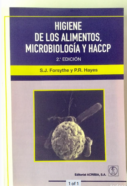 HIGIENE DE LOS ALIMENTOS MICROBIOLOGIA Y HACCP