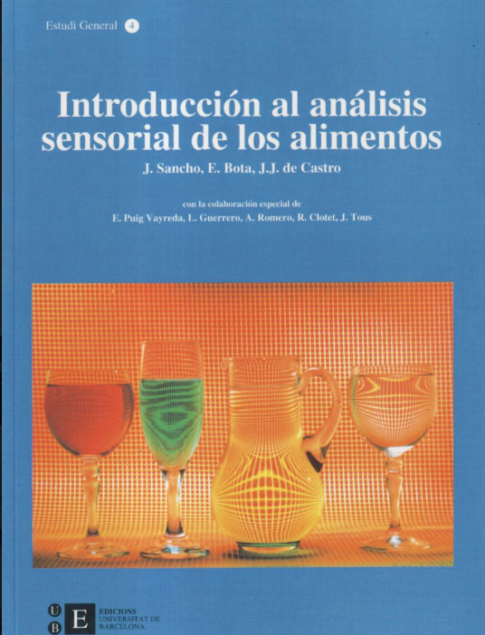 INTRODUCCION AL ANALISIS SENSORIAL DE LOS ALIMENTOS