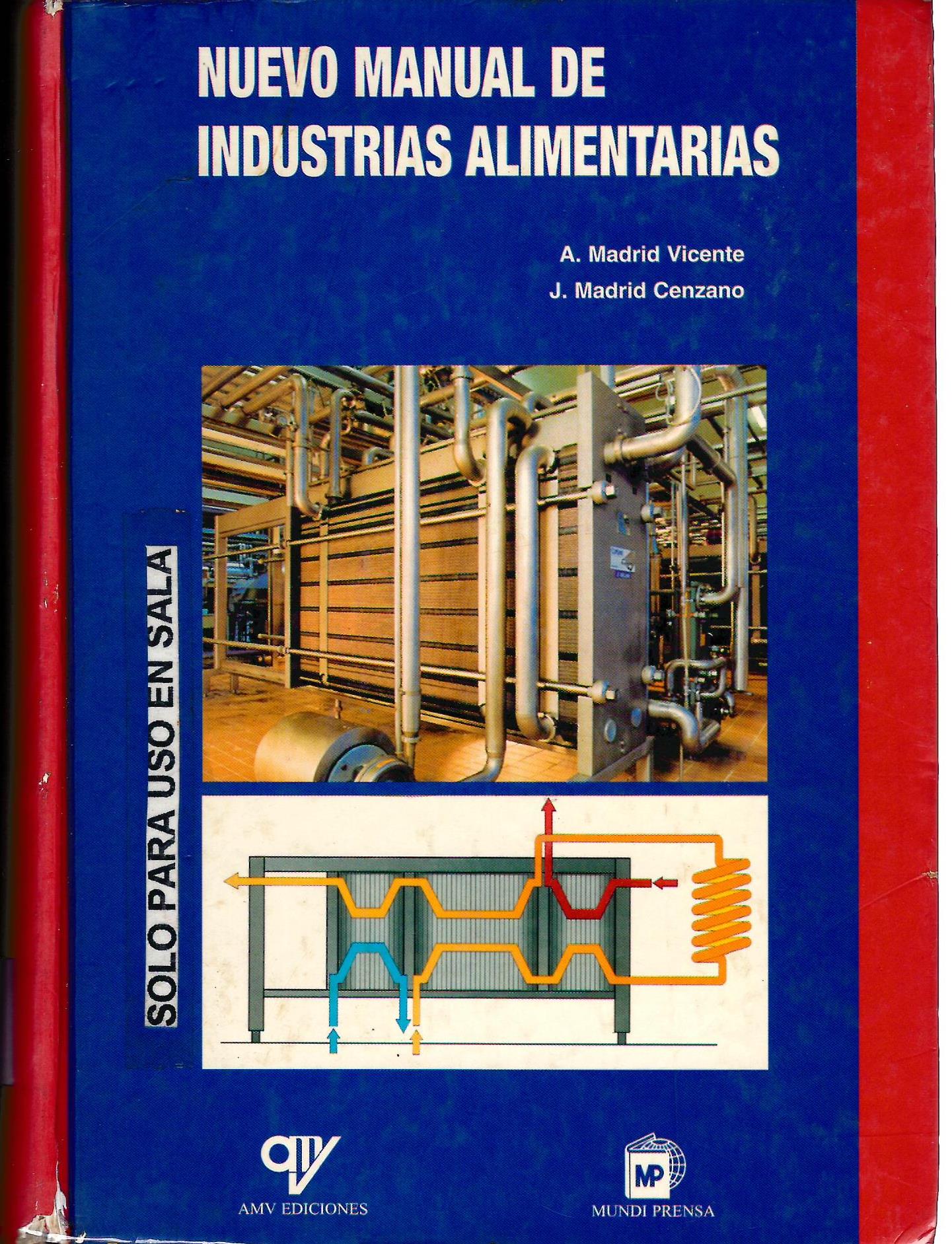 NUEVO MANUAL DE INDUSTRIAS ALIMENTARIAS