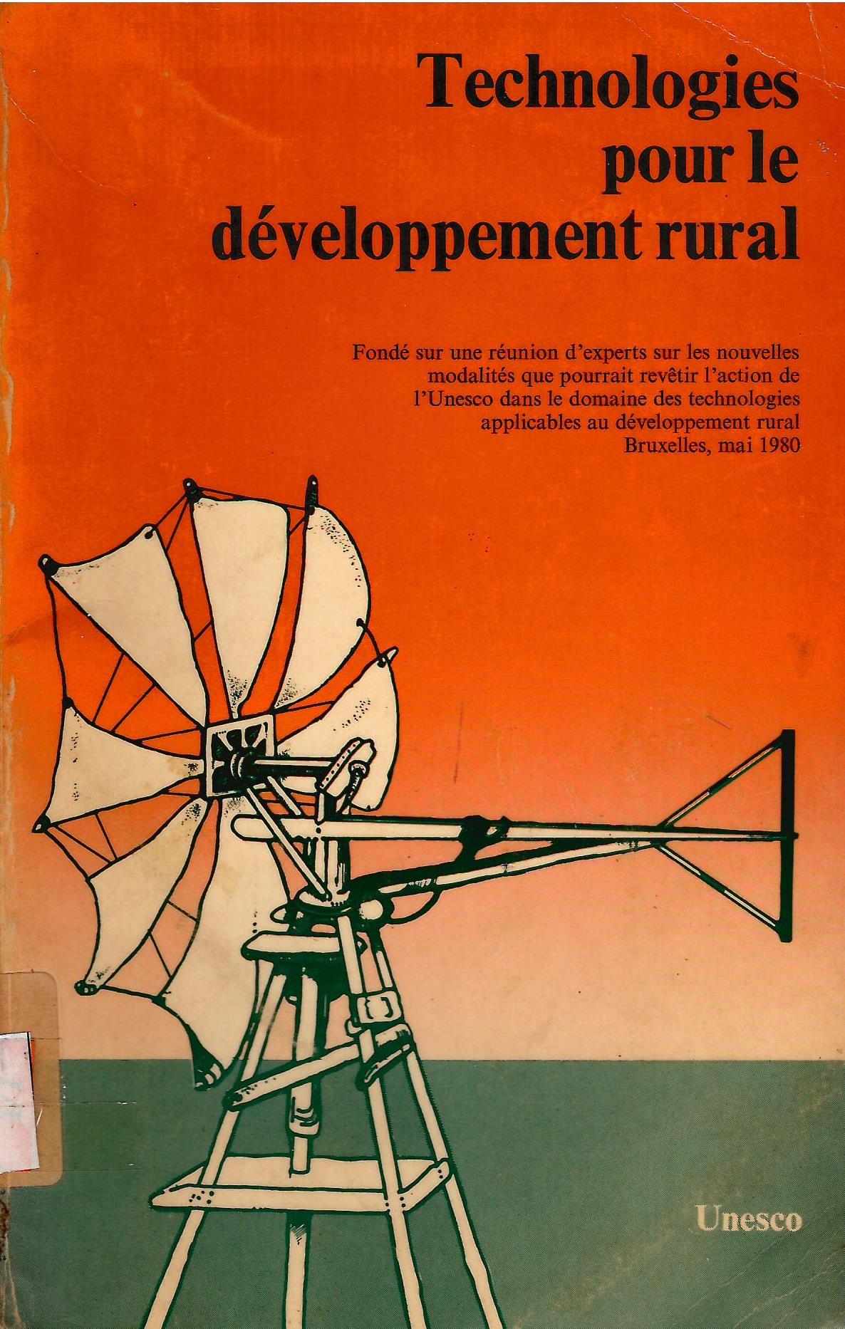 TECHNOLOGIES POUR LE DEVELOPPEMENT RURAL