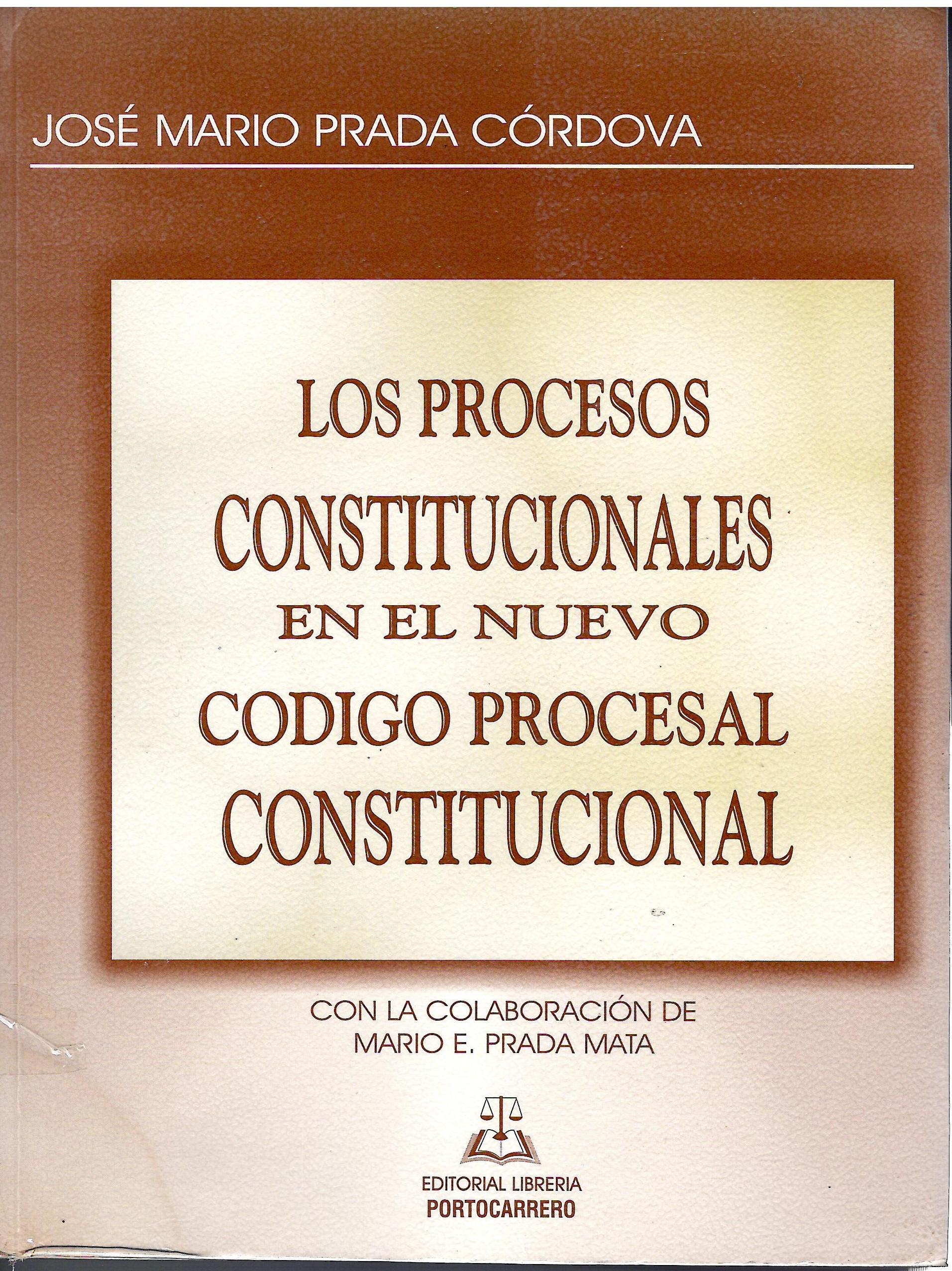 LOS PROCESOS CONSTITUCIONALES EN EL NUEVO CODIGO PROCESAL CONSTITUCIONAL