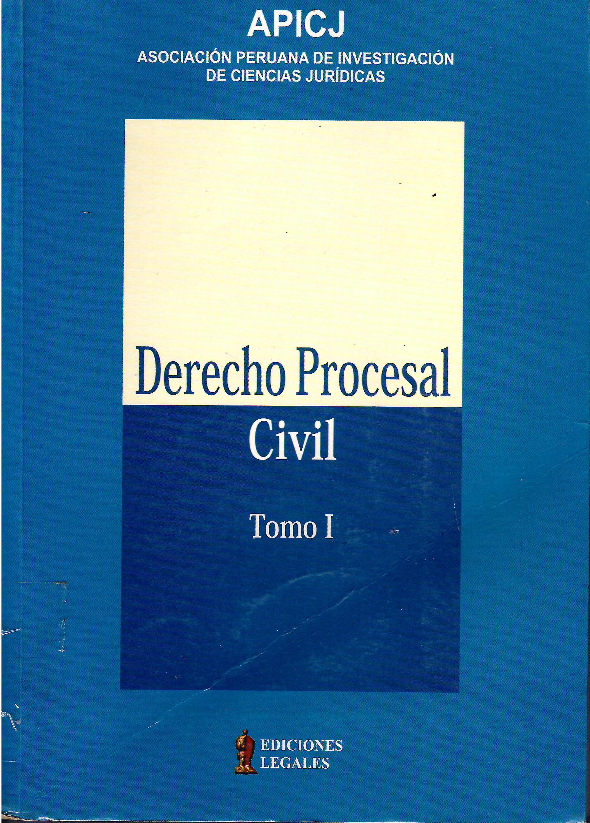 DERECHO PROCESAL CIVIL TOMO I