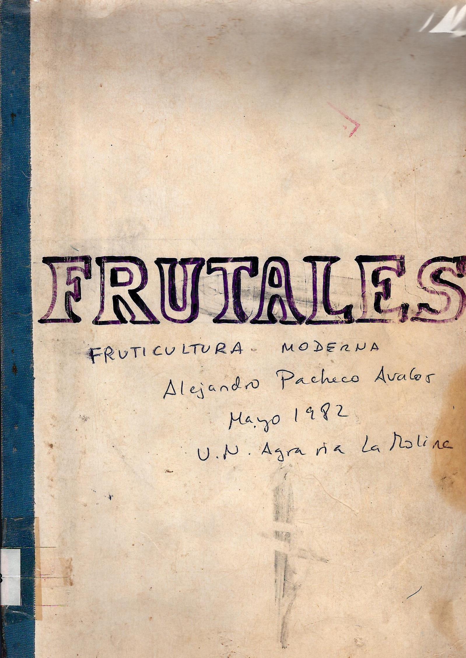 FRUTICULTURA MODERNA