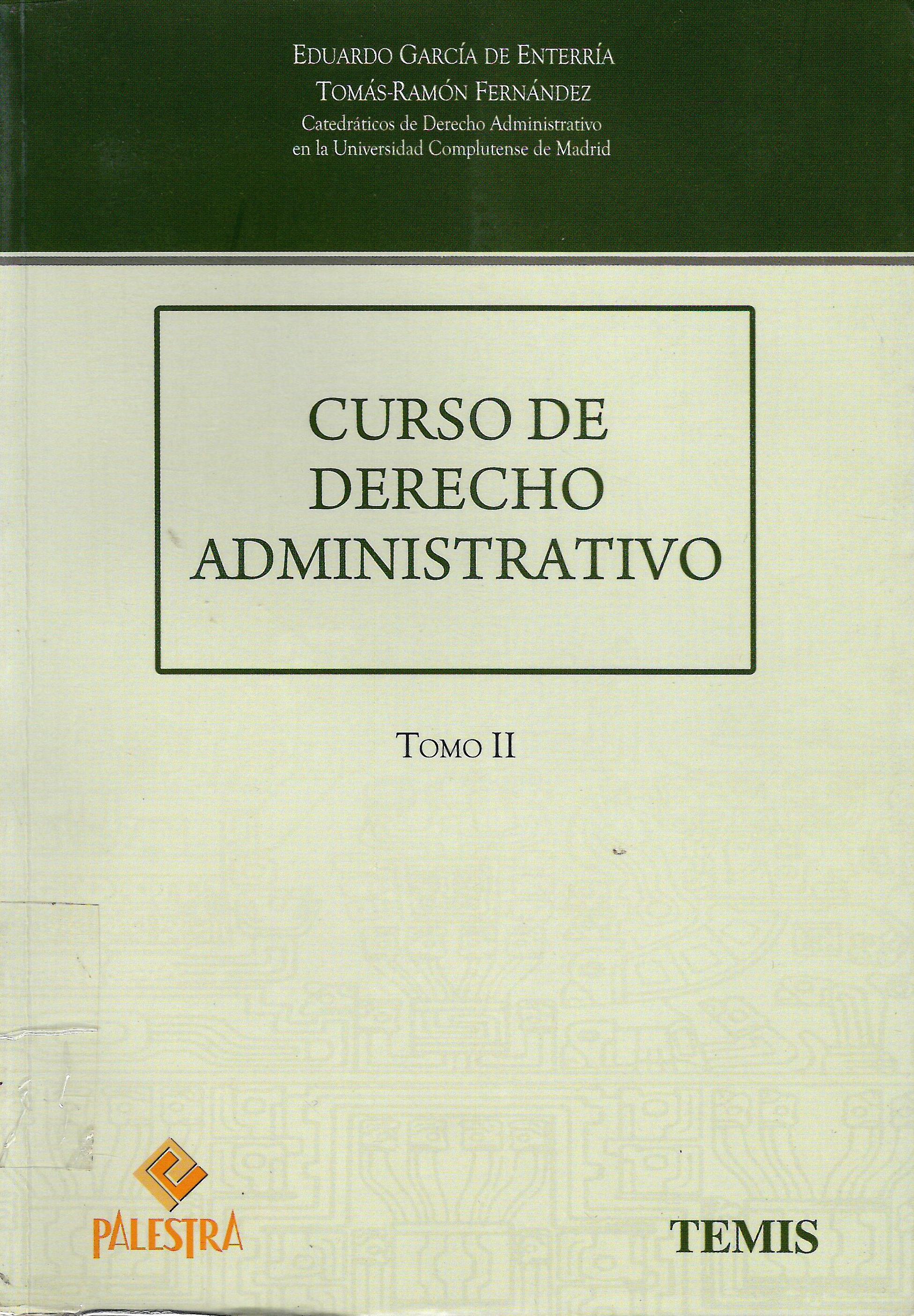 CURSO DE DERECHO ADMINISTRATIVO TOMO II