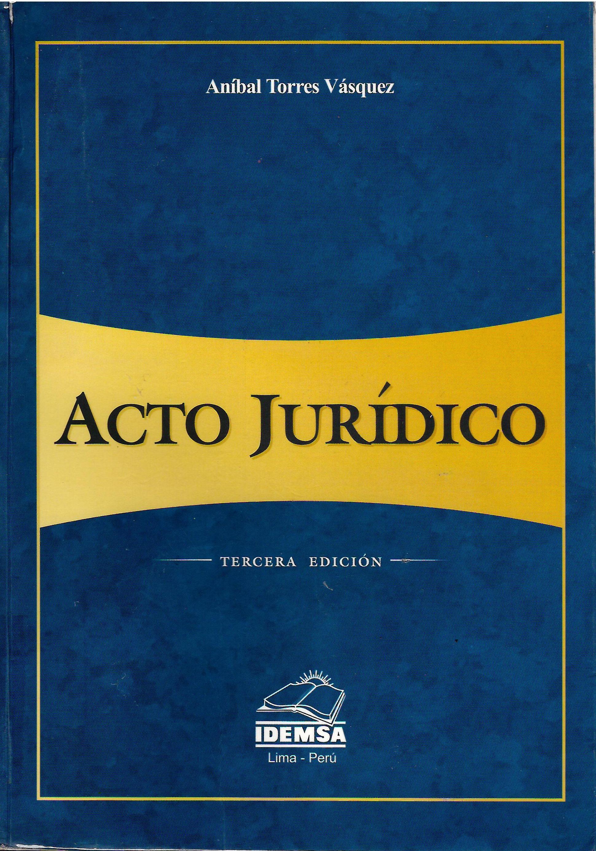 ACTO JURIDICO