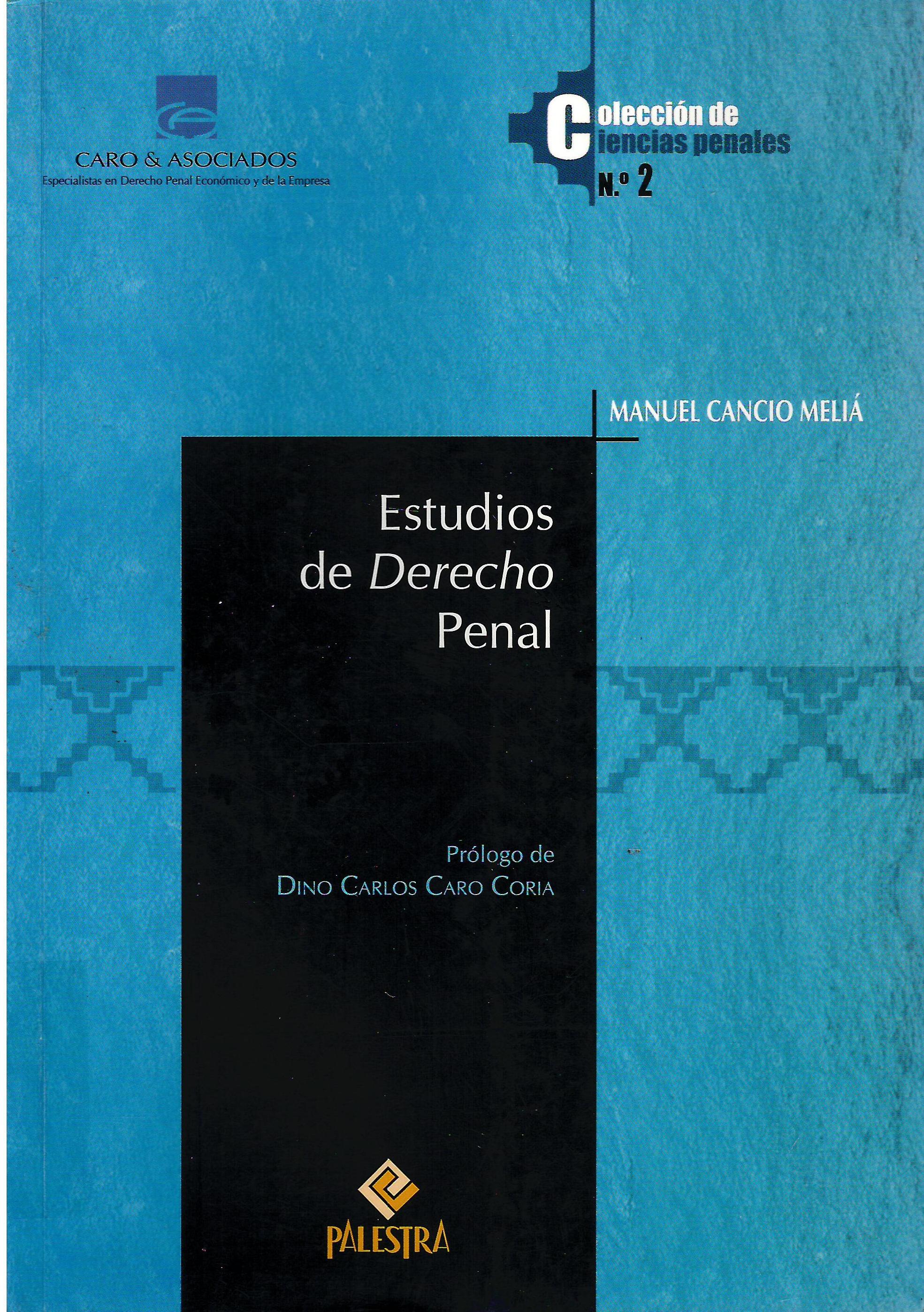 ESTUDIOS DE DERECHO PENAL