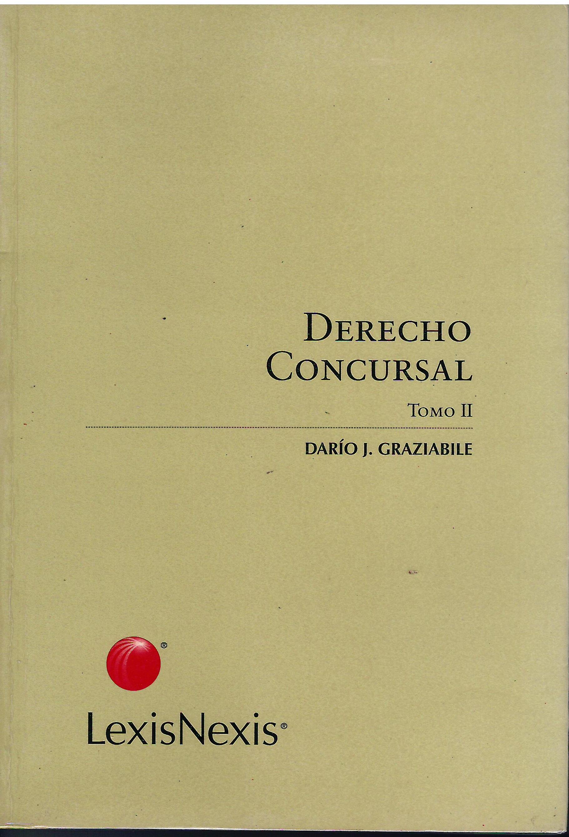 DERECHO CONCURSAL. TOMO II