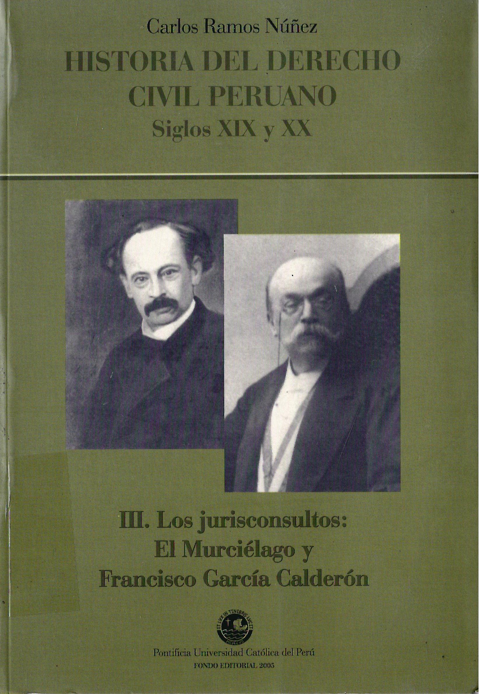HISTORIA DEL DERECHO CIVIL PERUANO SIGLOS XIX Y XX TOMO III