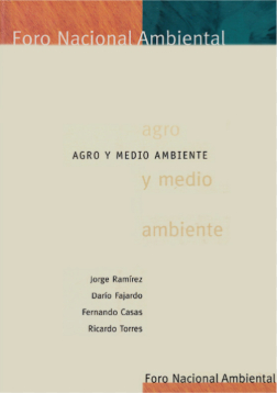 AGRO Y MEDIO AMBIENTE