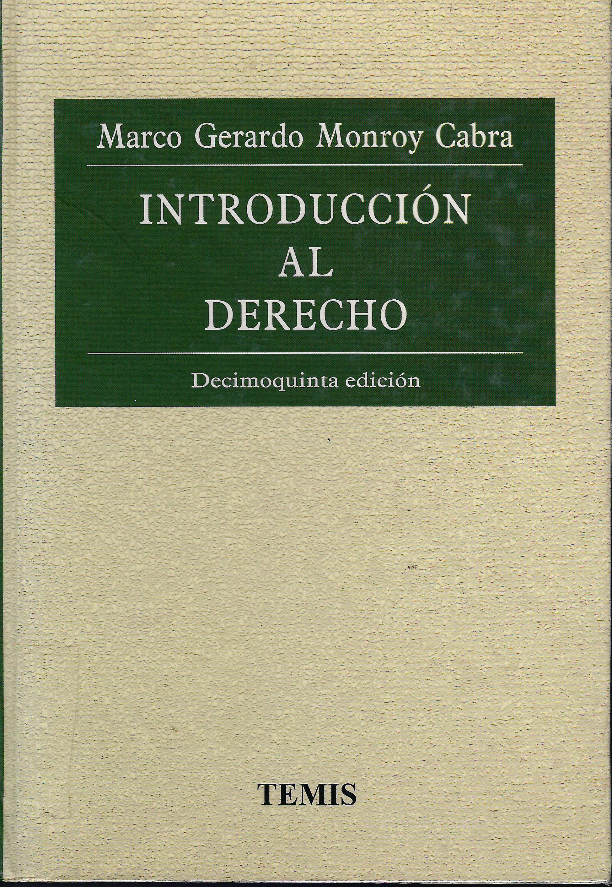 INTRODUCCION AL DERECHO