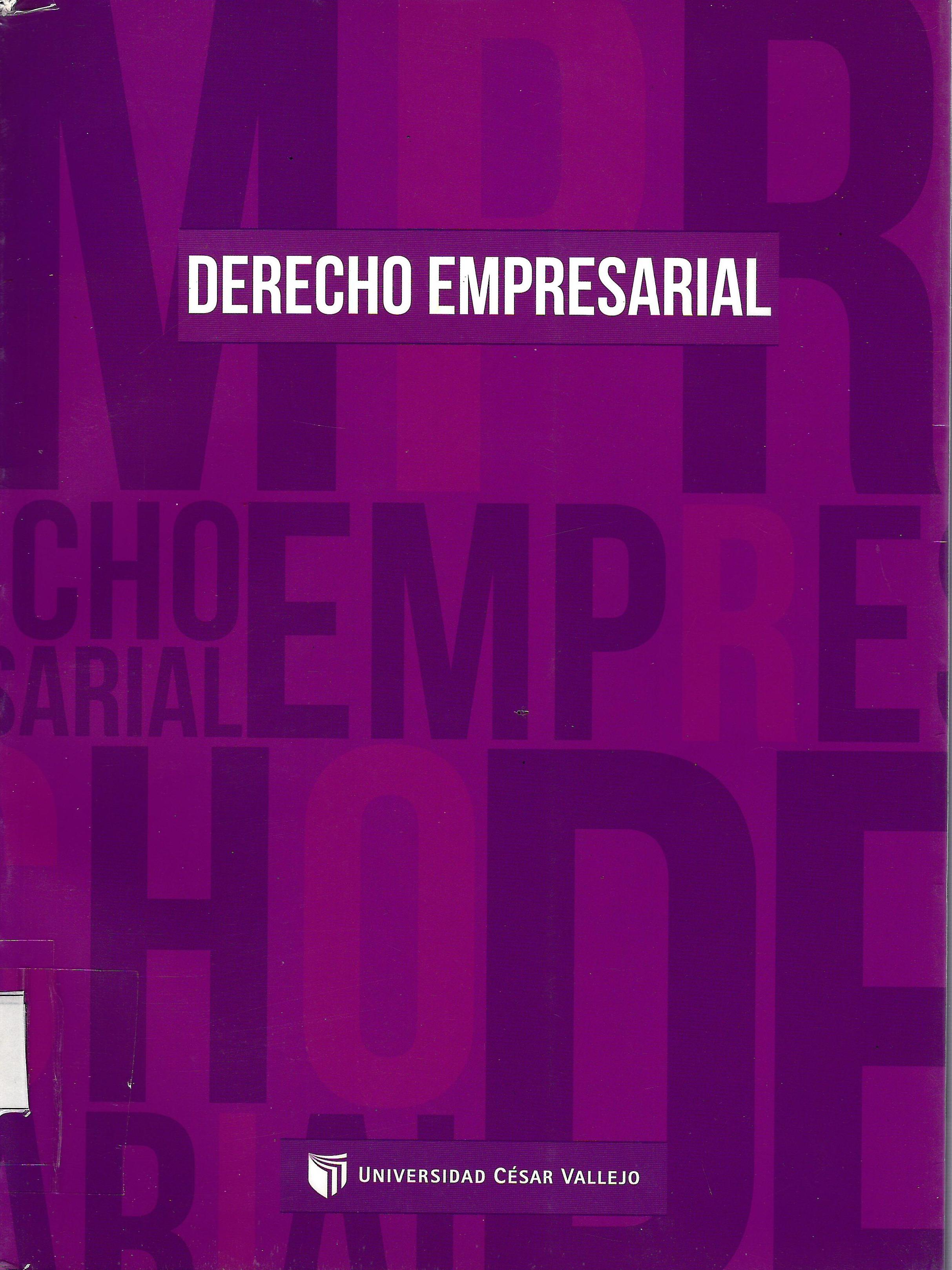 DERECHO EMPRESARIAL