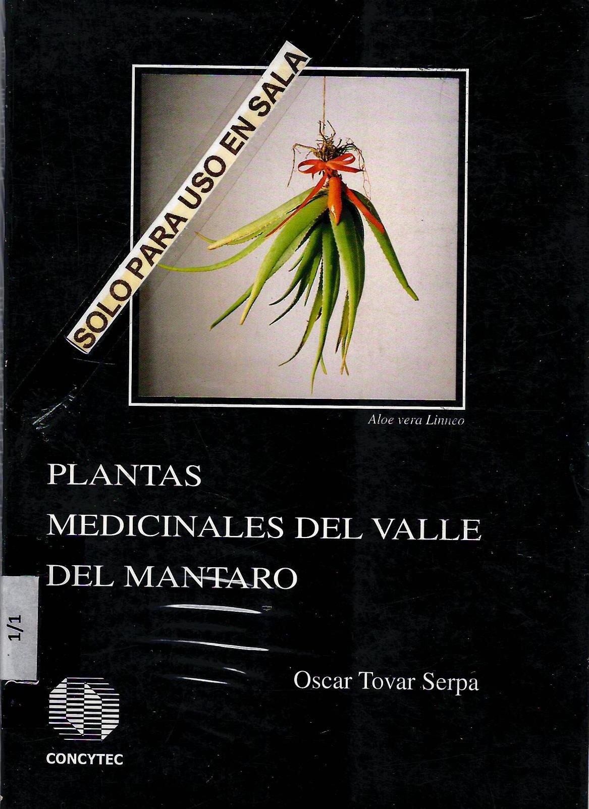 PLANTAS MEDICINALES DEL VALLE DEL MANTARO