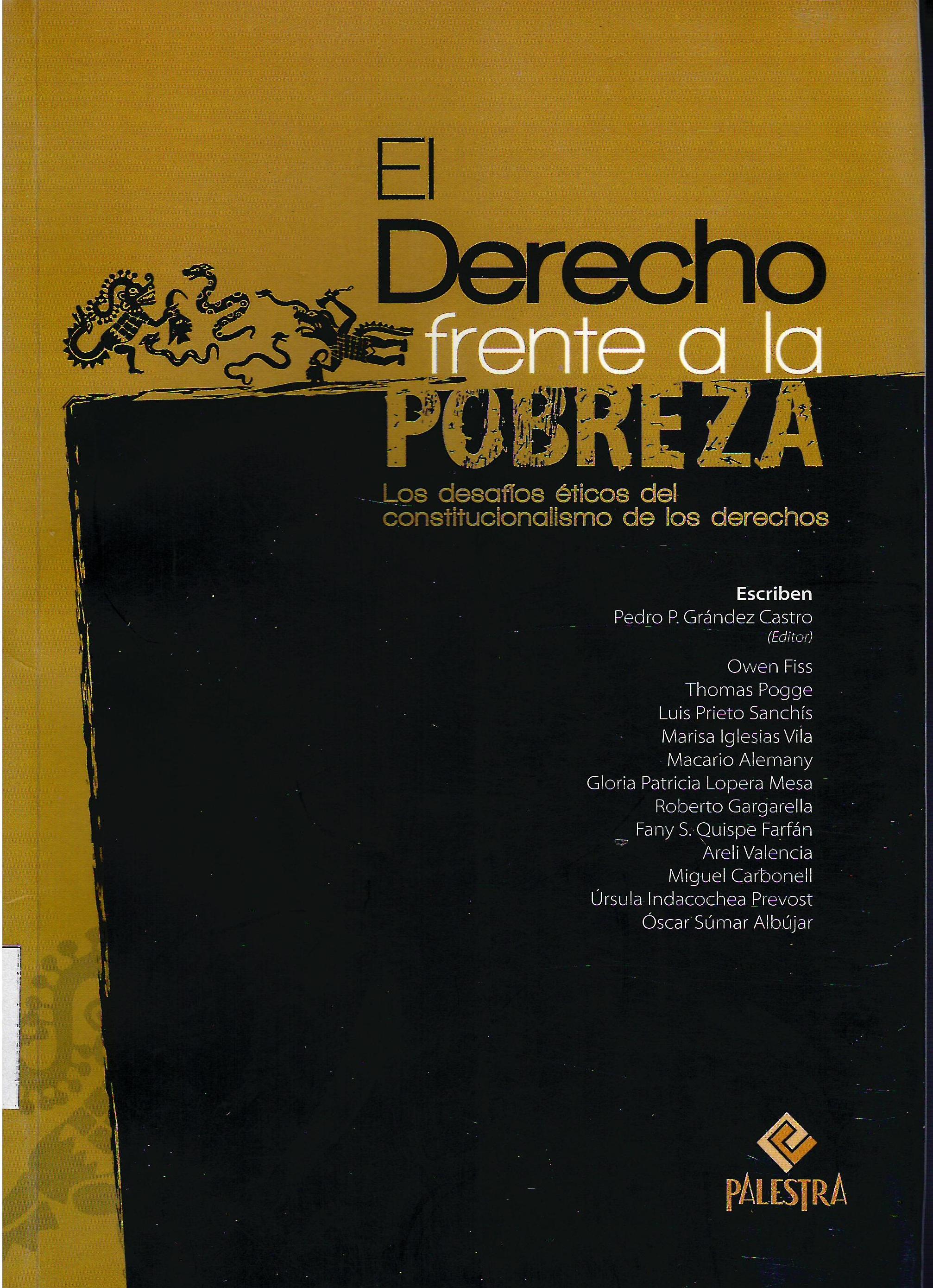 EL DERECHO FRENTE A LA POBREZA