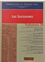 OBSERVATORIO DE DERECHO CIVIL  LAS SUCESIONES VOLUMEN 16