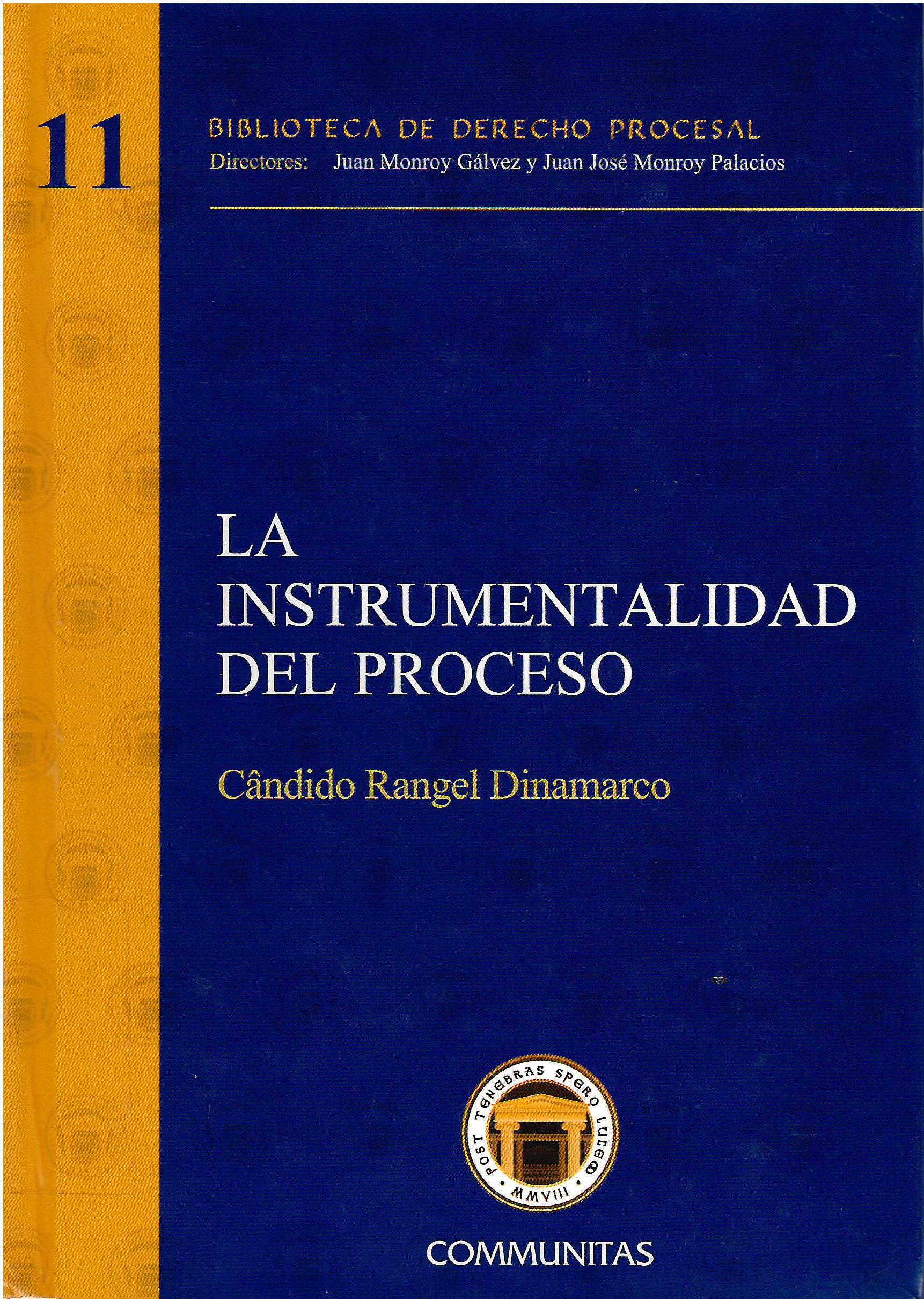 LA INSTRUMENTALIDAD DEL PROCESO. N° 11