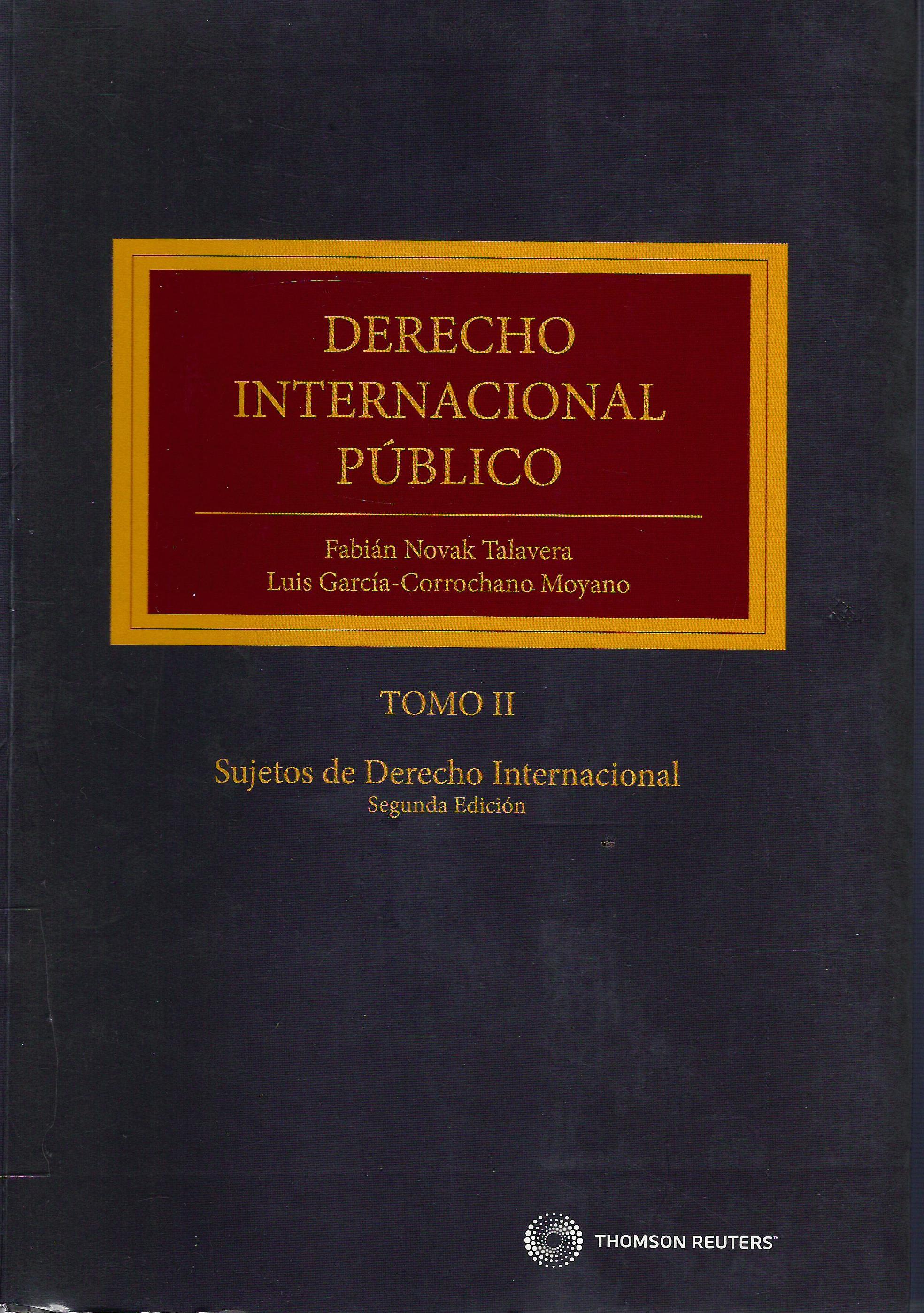 DERECHO INTERNACIONAL PUBLICO  TOMO II