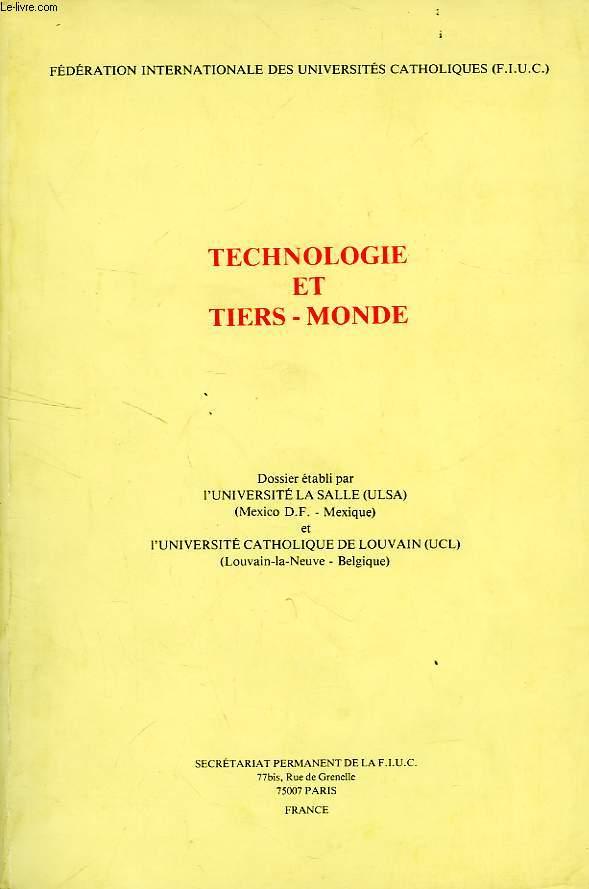 TECHNOLOGIE ET TIERS-MONDE