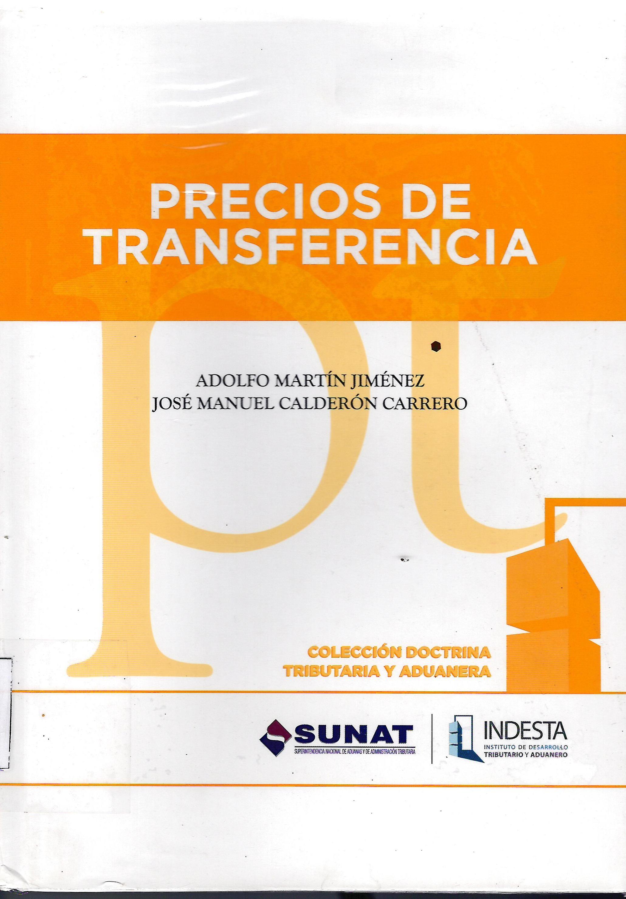 PRECIOS DE TRANSFERENCIA