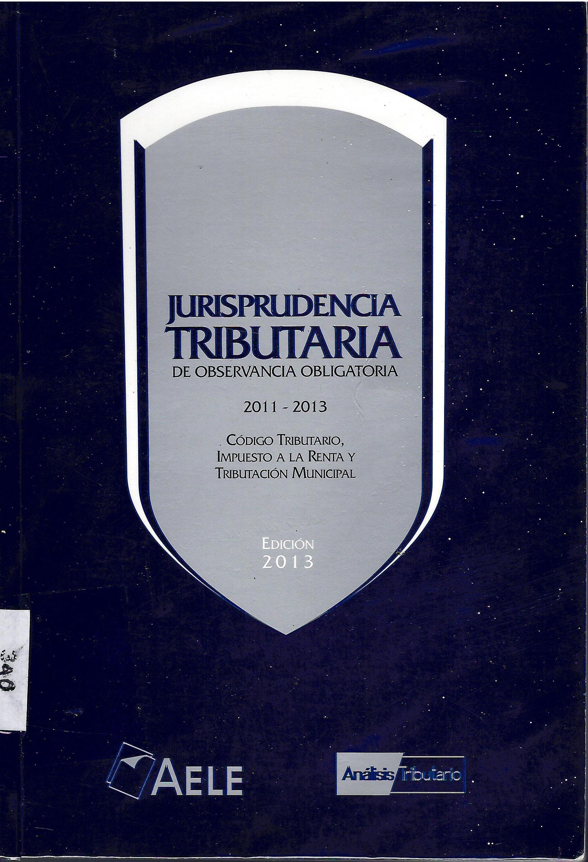 JURISPRUDENCIA TRIBUTARIA