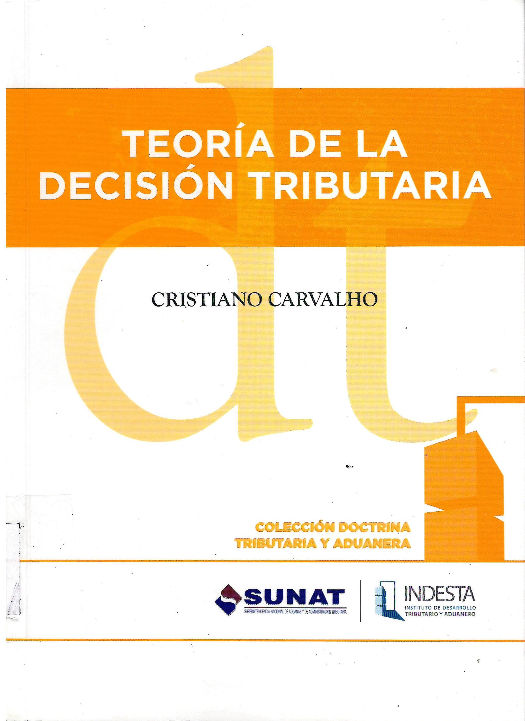 TEORIA DELA DECISION TRIBUTARIA