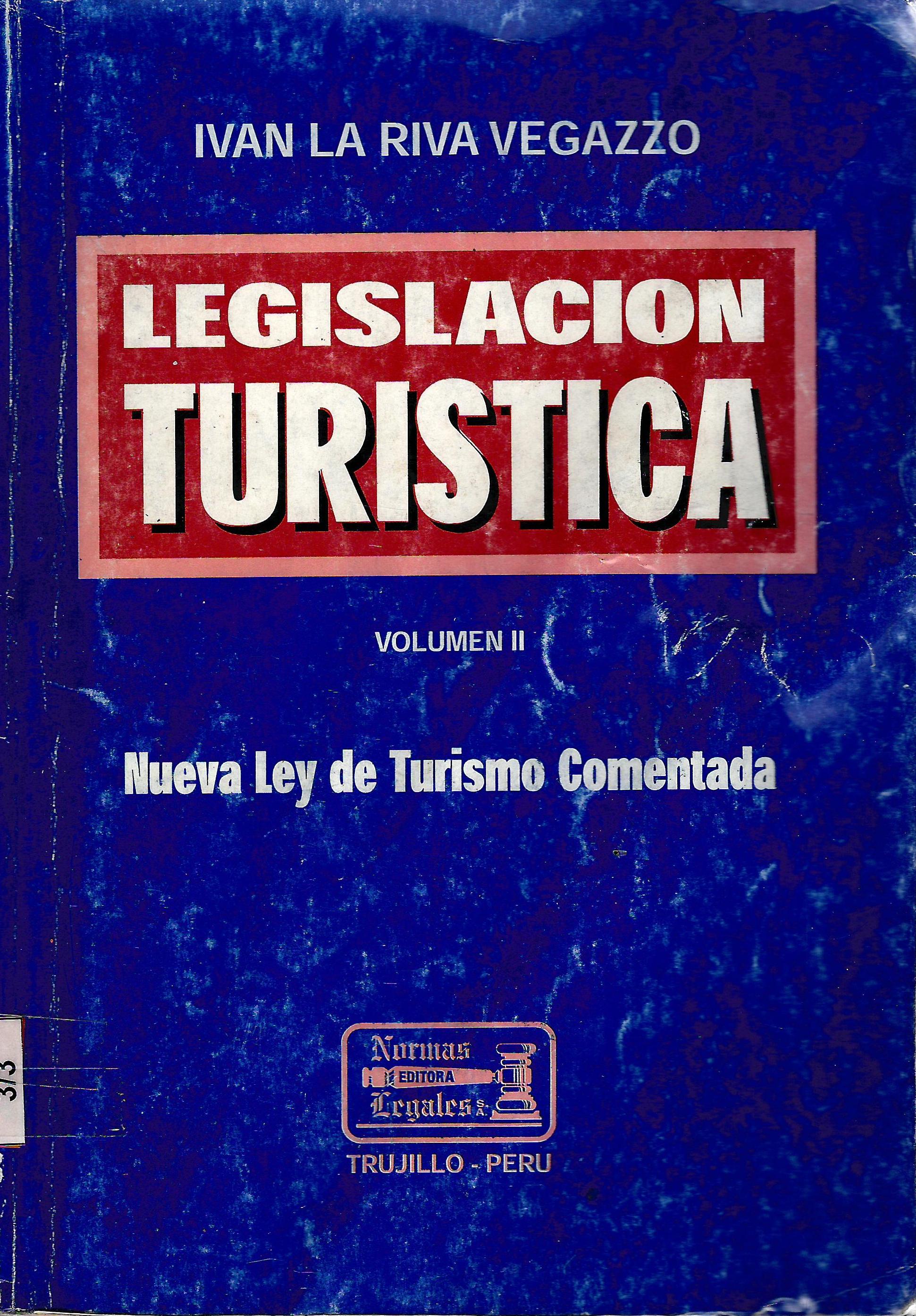 LEGISLACION TURISTICA (VOL.II)