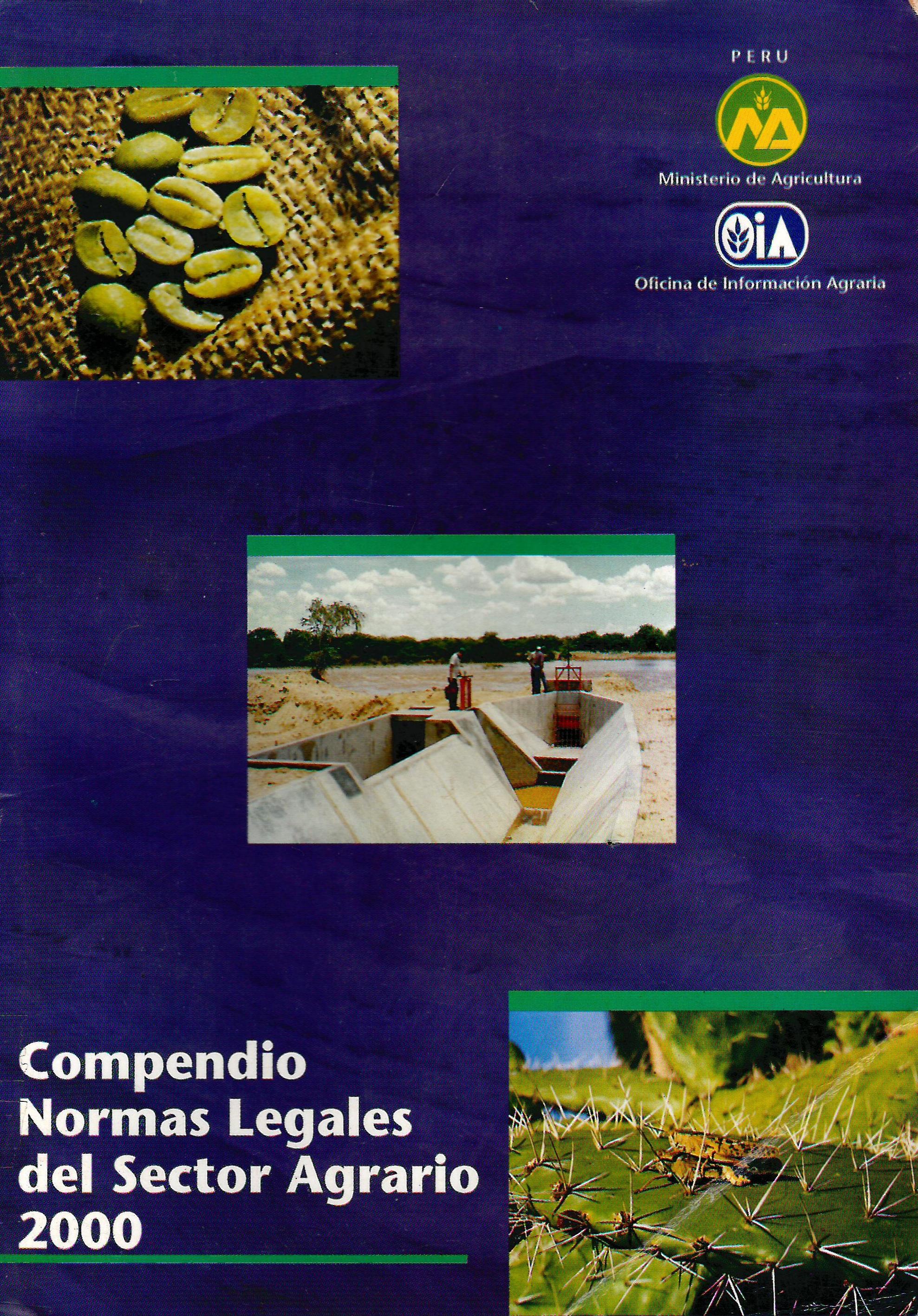 COMPENDIO NORMAS LEGALES DEL SECTOR AGRARIO 2000