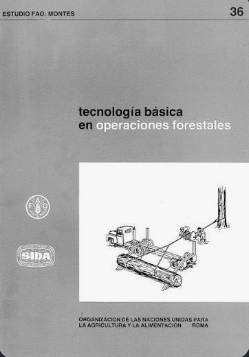 TECNOLOGIA BASICA EN OPERACIONES FORESTALES