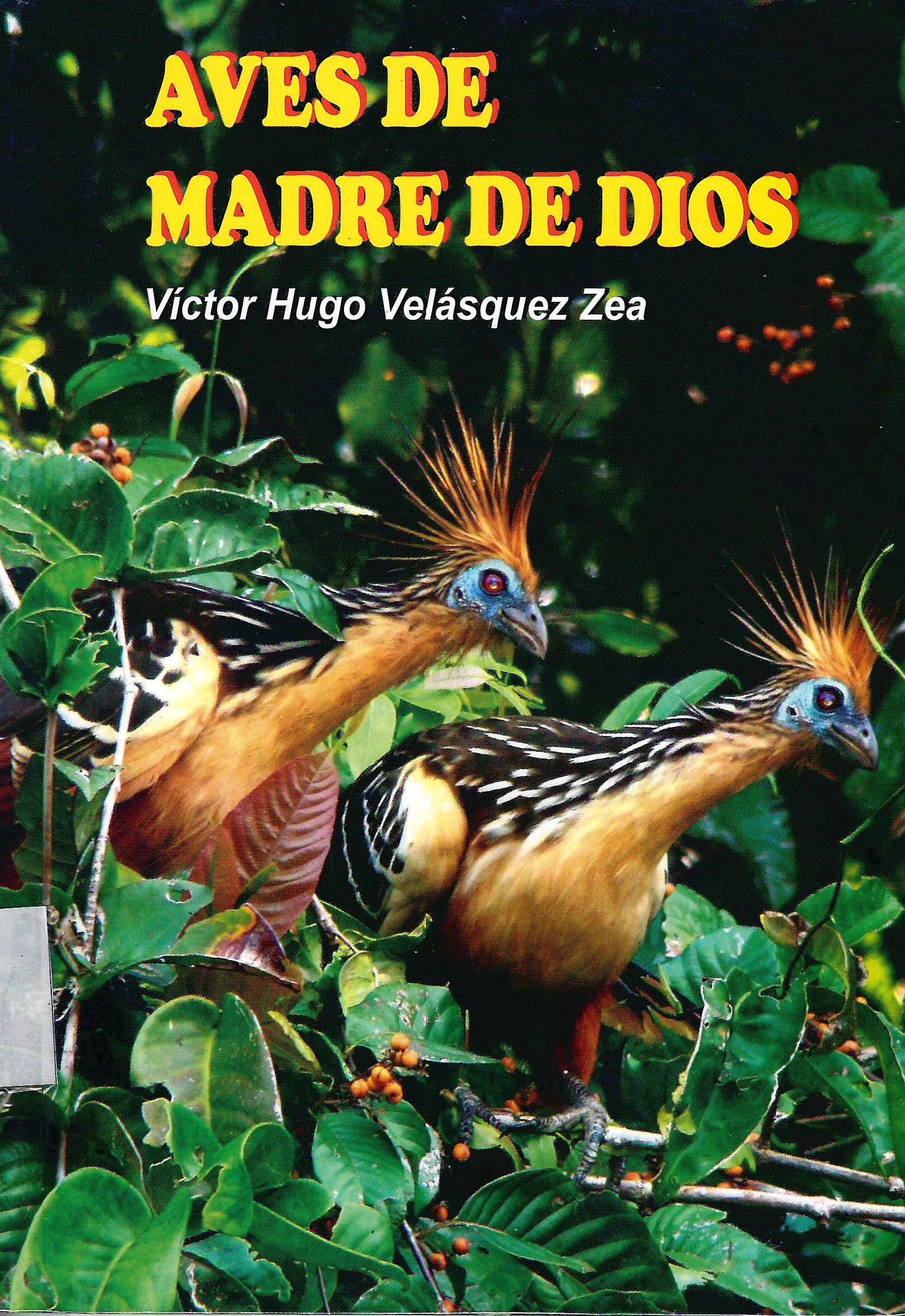 AVES DE MADRE DE DIOS