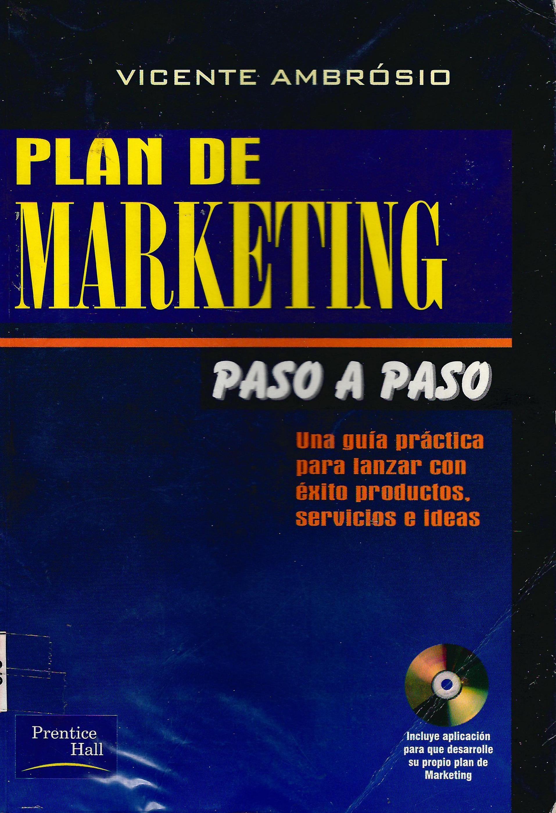 PLAN DE MARKETING  PASO A PASO