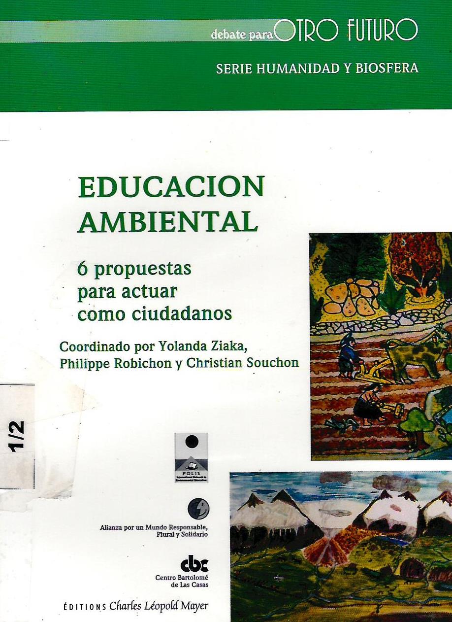 EDUCACIÓN AMBIENTAL. 6 PROPUESTAS PARA ACTUAR COMO CIUDADANO