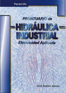 PRONTUARIO DE HIDRAULICA INDUSTRIAL ELECTRICIDAD APLICADA