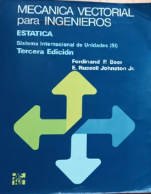 MECANICA VECTORIAL PARA INGENIEROS ESTATICA