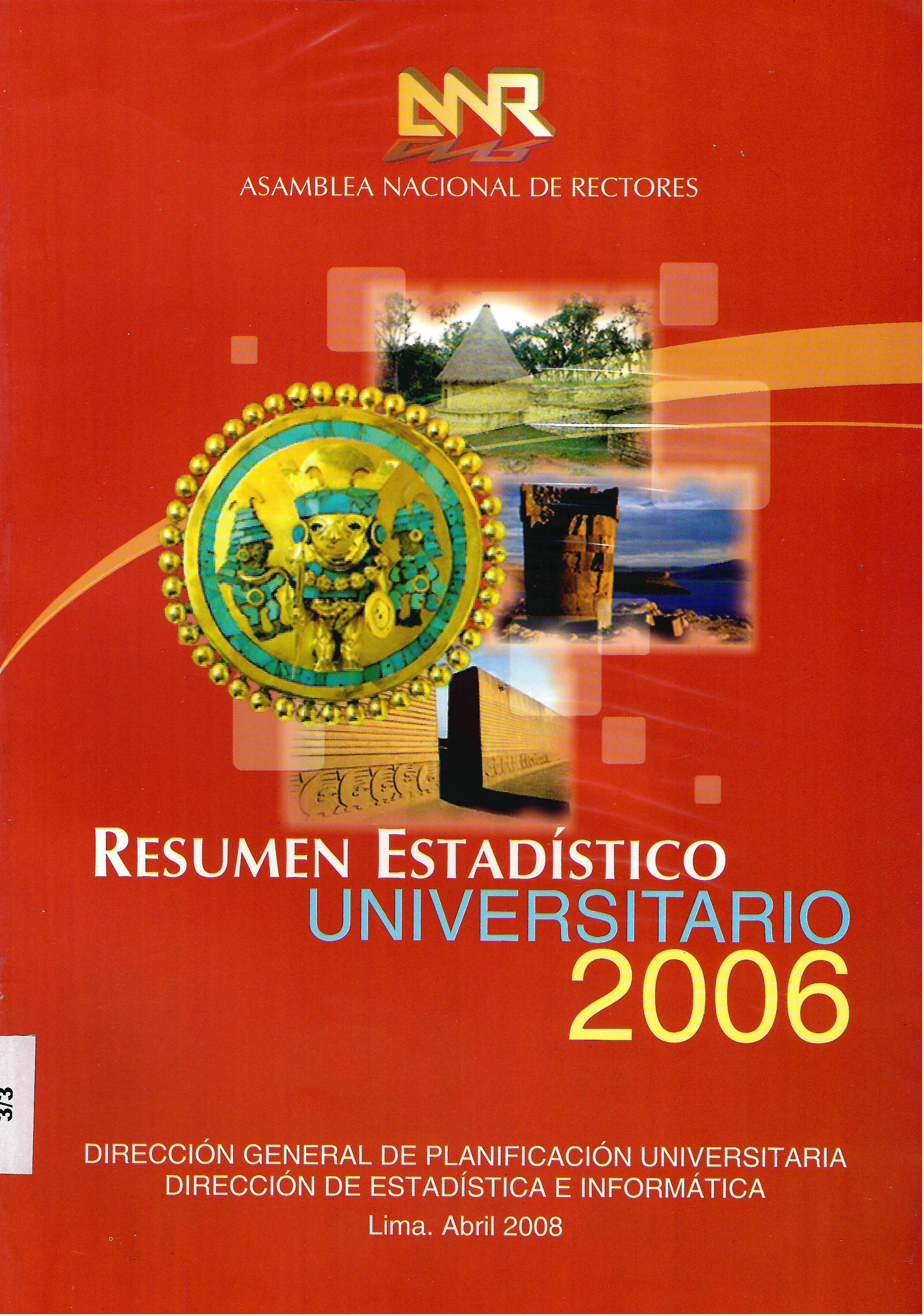 RESUMEN ESTADISTICO UNIVERSITARIO 2006