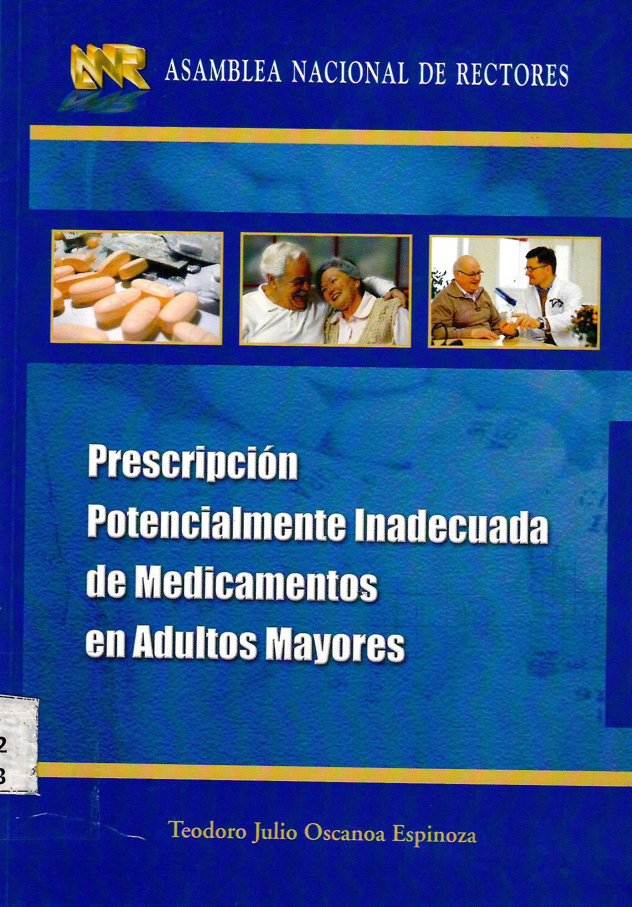 PRESCRIPCION POTENCIALMENTE INADECUADA DE MEDICAMENTOS EN ADULTOS MAYORES