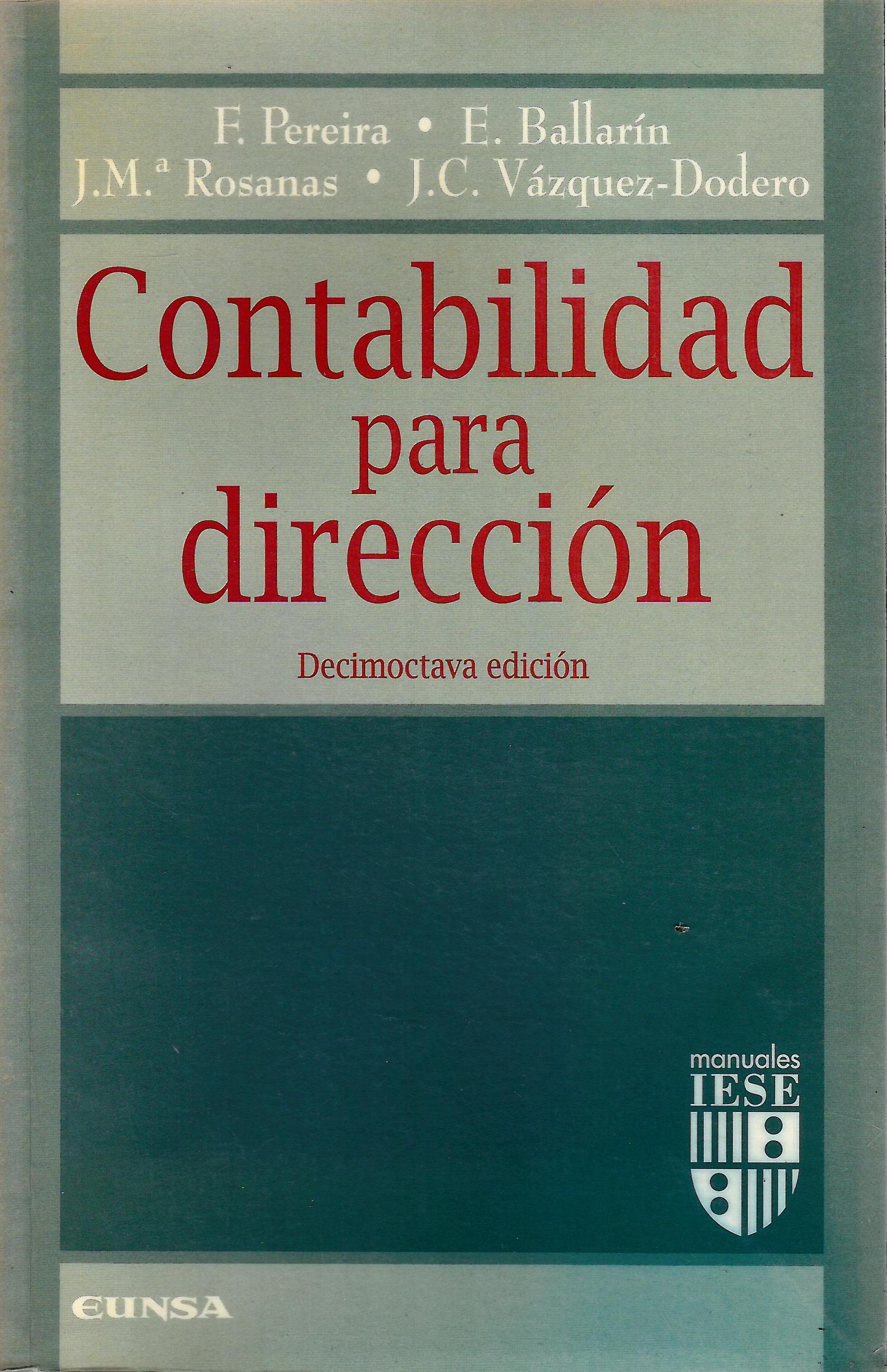 CONTABILIDAD PARA DIRECCION