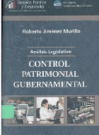 ANALISIS LEGISLATIVO: CONTROL PATRIMONIAL GUBERNAMENTAL
