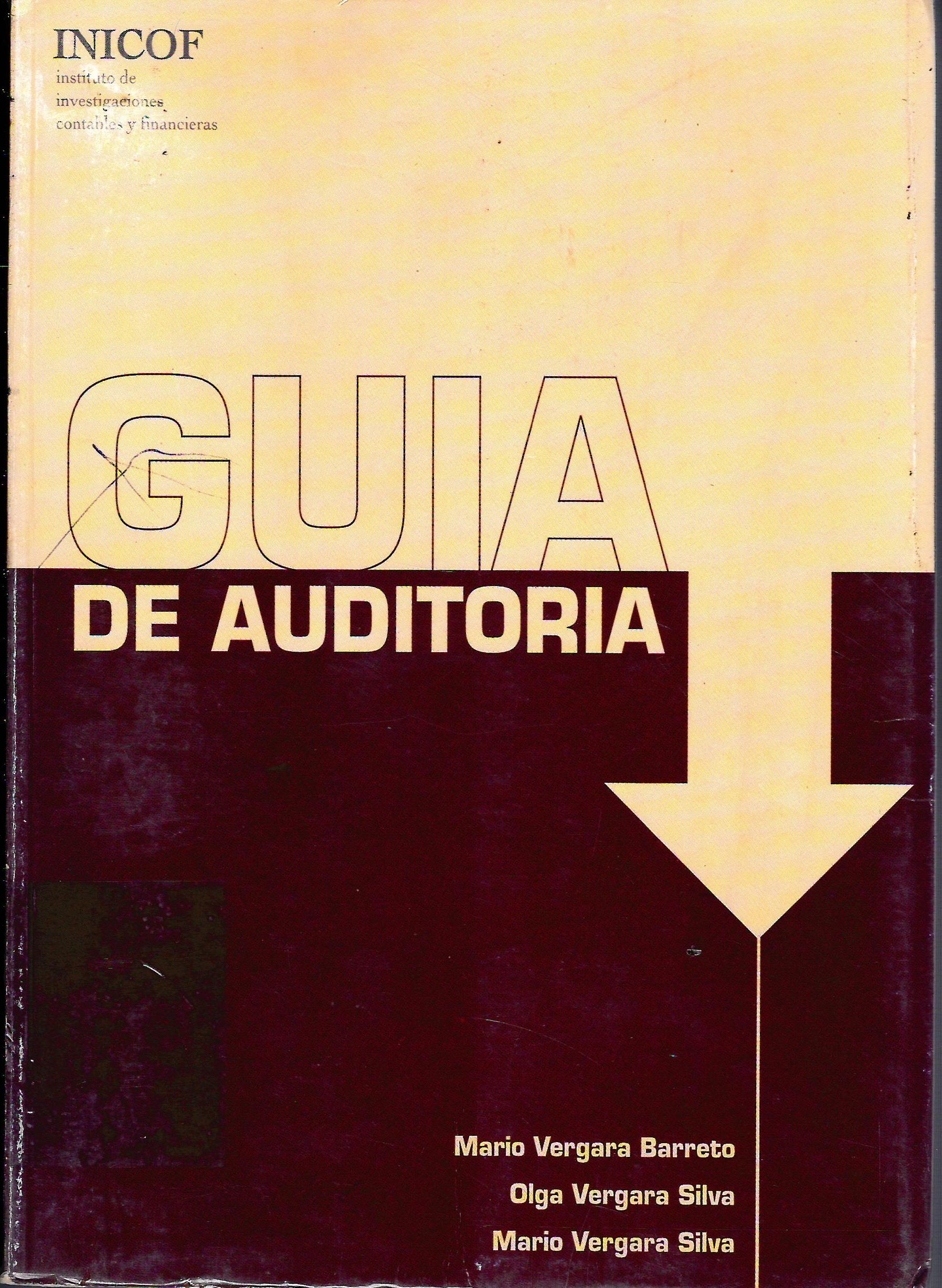 GUIA DE AUDITORIA