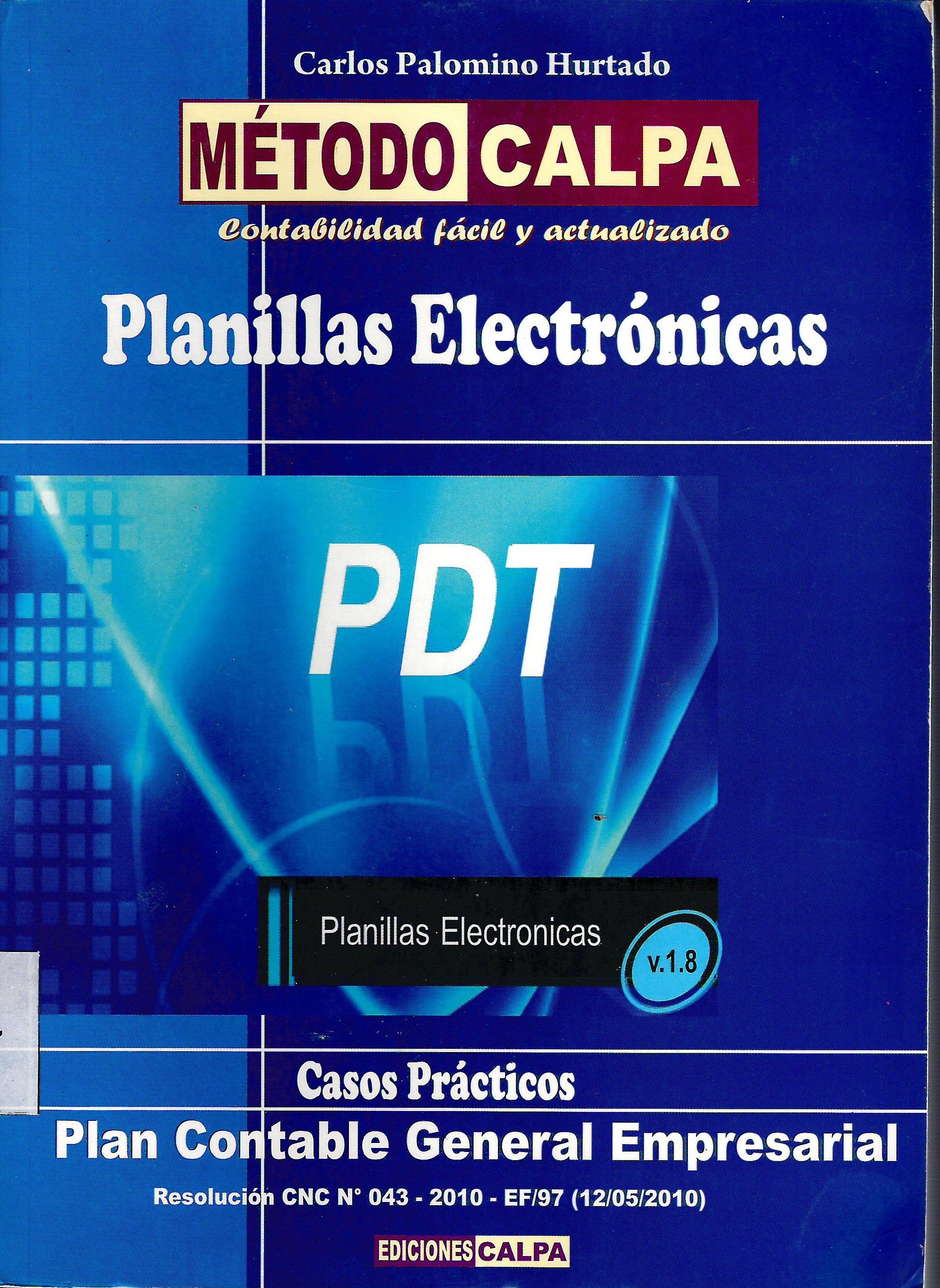 METODO CALPA- PLANILLAS ELECTRONICAS